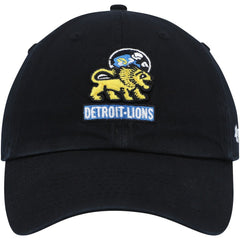 Detroit Lions '47 Clean Up Adjustable Hat Black - 47 brand