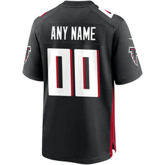 Atlanta Falcons Custom Game Jersey Black - Nike