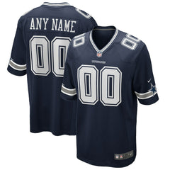 Dallas Cowboys Custom Game Jersey Navy - Nike
