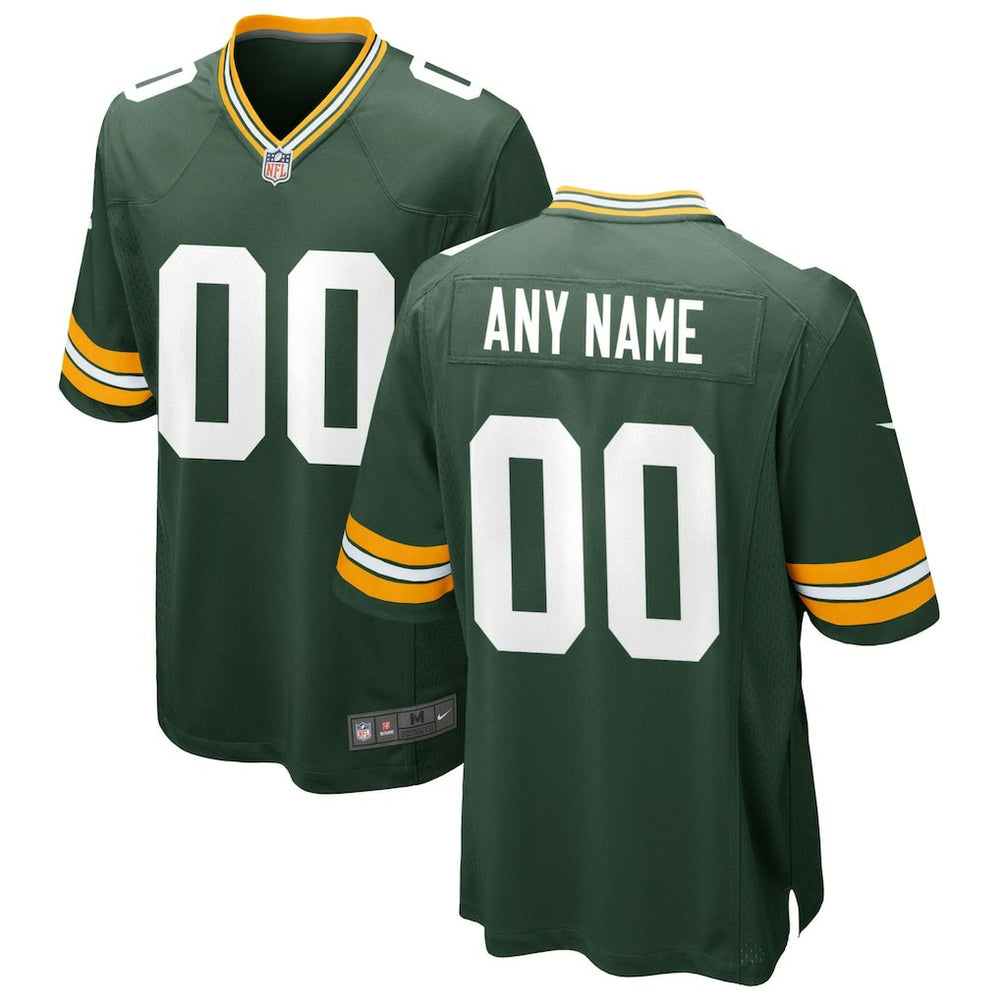 Green Bay Packers Custom Game Jersey Green - Nike