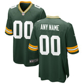 Green Bay Packers Custom Game Jersey Green - Nike