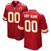 Kansas City Chiefs Custom Game Jersey Red - Nike