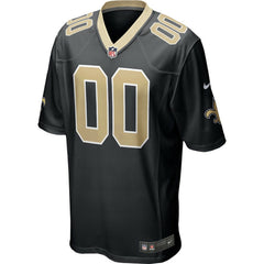 New Orleans Saints Custom Game Jersey Black - Nike