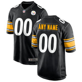 Pittsburgh Steelers Custom Game Jersey Black - Nike