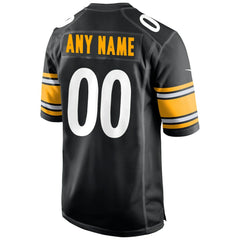 Pittsburgh Steelers Custom Game Jersey Black - Nike