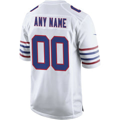 Buffalo Bills Alternate Custom Game Jersey White - Nike