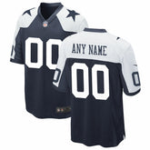 Dallas Cowboys Alternate Custom Game Jersey Navy - Nike
