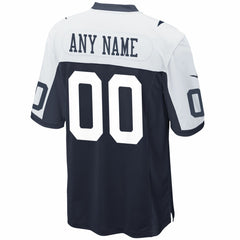 Dallas Cowboys Alternate Custom Game Jersey Navy - Nike