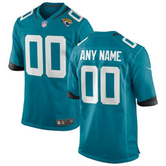 Jacksonville Jaguars Custom Team Game Jersey Teal - Nike