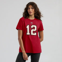 Tom Brady Tampa Bay Buccaneers Women's Name & Number T-Shirt Red - Nike