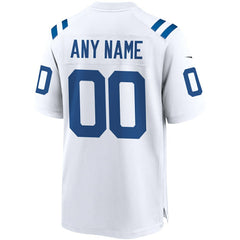 Indianapolis Colts Custom Game Jersey White - Nike