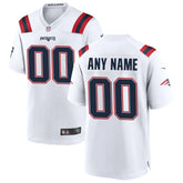 New England Patriots Custom Game Jersey White - Nike