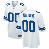 Dallas Cowboys Custom Game Jersey White - Nike