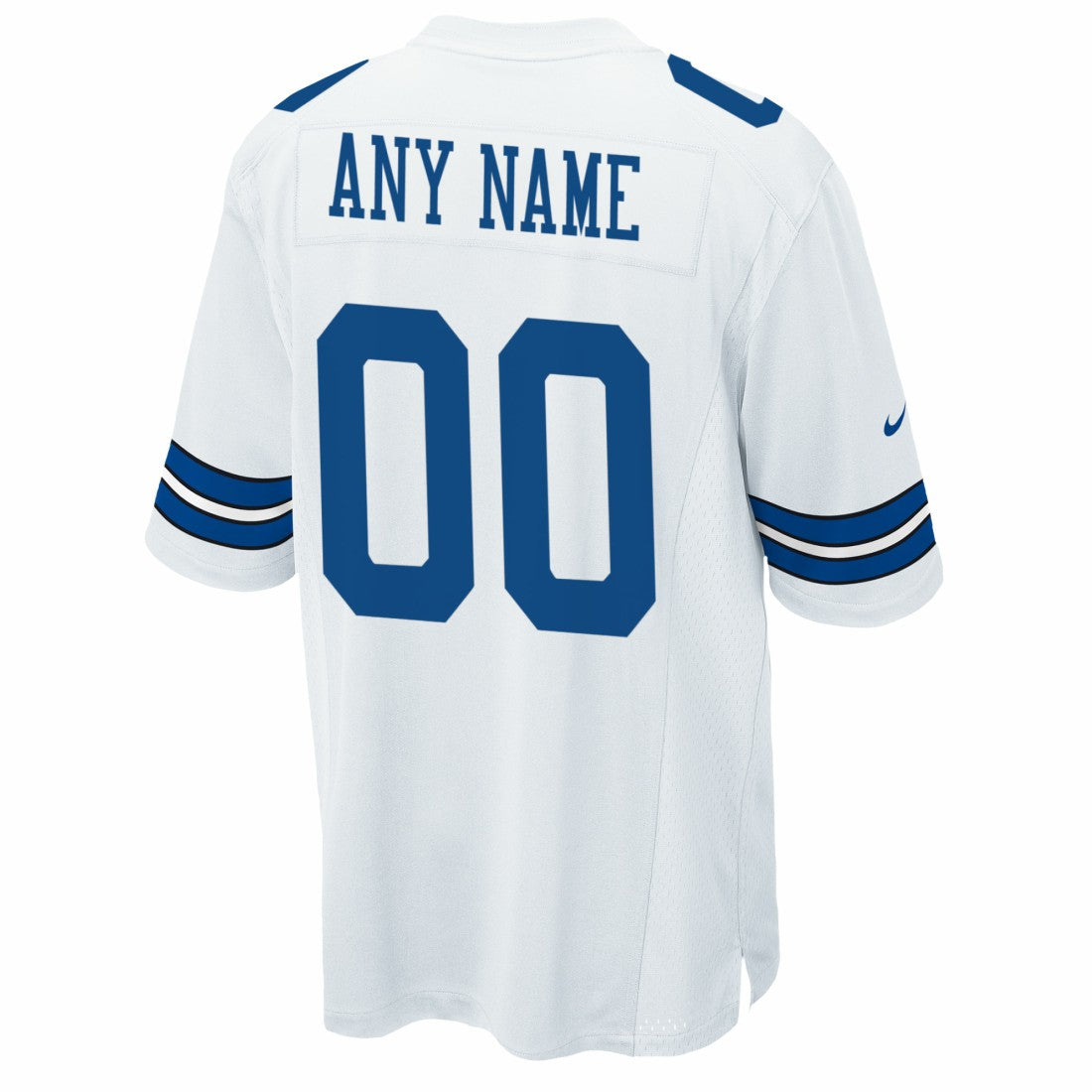Dallas Cowboys Custom Game Jersey - White | NFL Jerseys