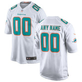 Miami Dolphins Custom Game Jersey White - Nike