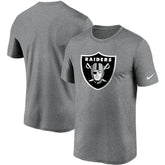 Las Vegas Raiders Logo Essential Legend Performance T-Shirt Heathered Charcoal - Nike