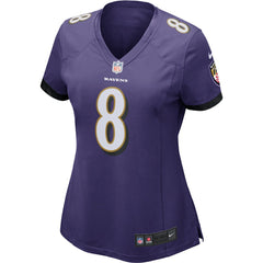 Lamar Jackson Baltimore Ravens Women's Game Jersey Purple - Nike