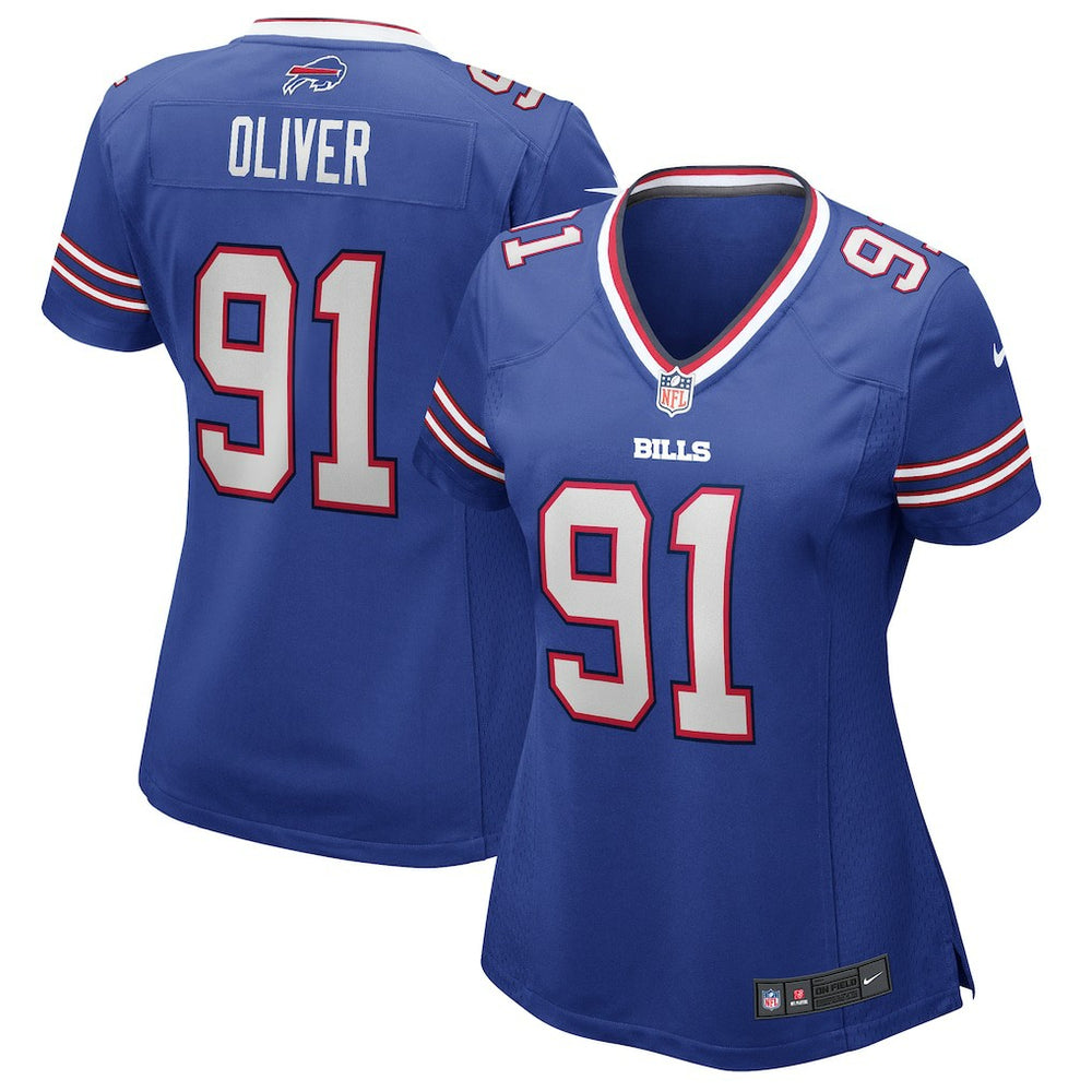 Ed Oliver Buffalo Bills Women's Game Jersey Royal - Nike