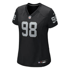 Maxx Crosby Las Vegas Raiders Women's Jersey Black - Nike