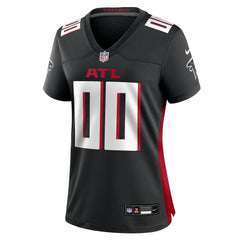 Atlanta Falcons Women's Custom Game Jersey Black - Nike