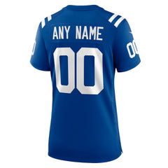 Indianapolis Colts Women's Custom Game Jersey Royal - Nike