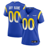 Los Angeles Rams Women's Custom Game Jersey Royal - Nike