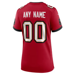 Tampa Bay Buccaneers Women's Custom Game Jersey Red - Nike