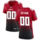 Atlanta Falcons Women's Alternate Custom Game Jersey Red - Nike