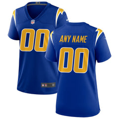 Los Angeles Chargers Women's Alternate Custom Game Jersey Royal - Nike