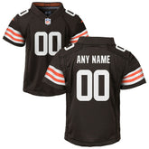 Cleveland Browns Youth Custom Game Jersey Brown - Nike