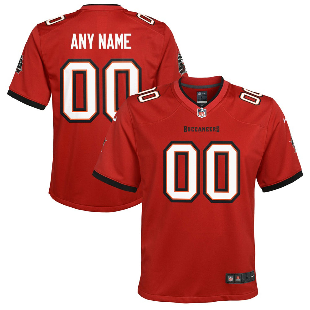 Tampa Bay Buccaneers Youth Custom Game Jersey Red - Nike