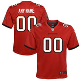 Tampa Bay Buccaneers Youth Custom Game Jersey Red - Nike