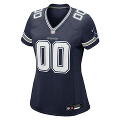 Dallas Cowboys Women's Custom Game Jersey Navy - Nike