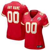Kansas City Chiefs Women's Custom Game Jersey Red - Nike