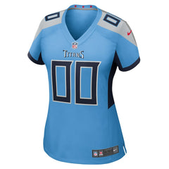 Tennessee Titans Women's Alternate Custom Game Jersey Light Blue - Nike