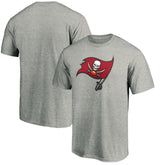 Tampa Bay Buccaneers Primary Logo T-Shirt Heather Gray - NFL