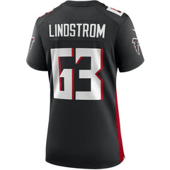 Chris Lindstrom Atlanta Falcons Women's Game Jersey Black - Nike