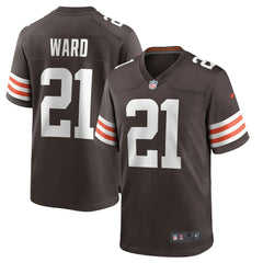 Denzel Ward Cleveland Browns Player Game Jersey Brown - Nike