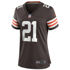 Denzel Ward Cleveland Browns Women's Player Game Jersey Brown - Nike