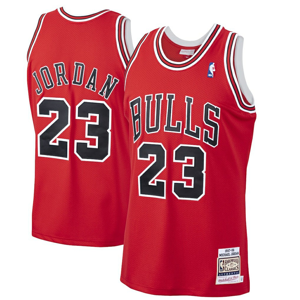 Mitchell & Ness - Michael Jordan Chicago Bulls 1997/98 Hardwood Classics Authentic Jersey - Scarlet