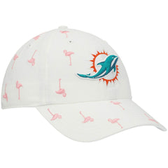 Miami Dolphins '47 Women's Confetti Clean Up Adjustable Hat White - 47 brand