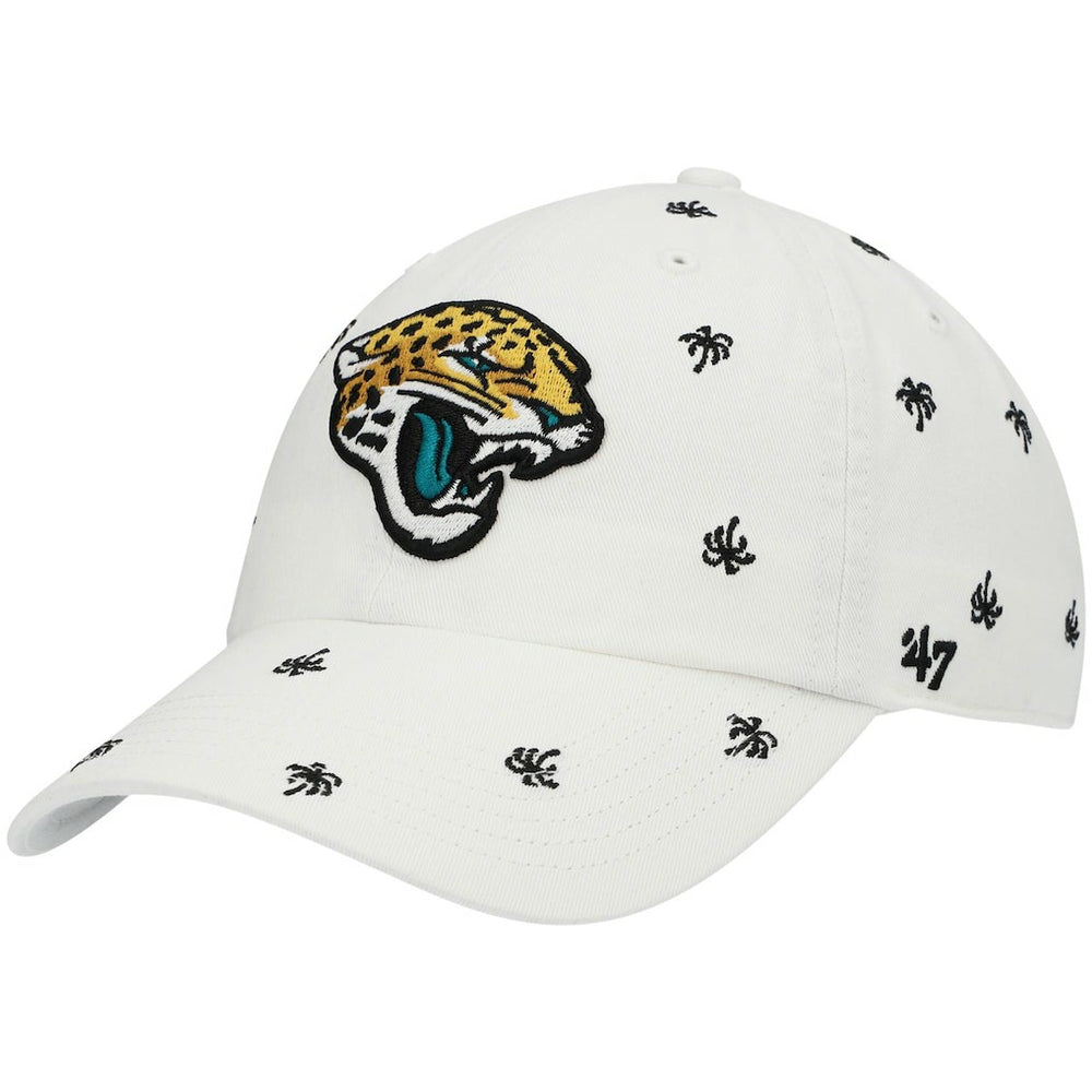 Jacksonville Jaguars '47 Women's Confetti Clean Up Adjustable Hat White - 47 brand