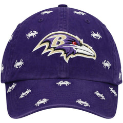 Baltimore Ravens '47 Women's Confetti Clean Up Adjustable Hat Purple - 47 brand