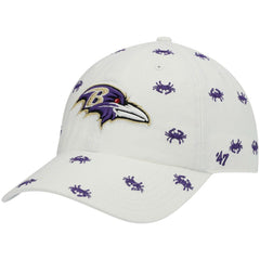 Baltimore Ravens '47 Women's Confetti Clean Up Adjustable Hat White - 47 brand