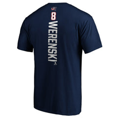 Zach Werenski Columbus Blue Jackets - Playmaker T-Shirt Navy