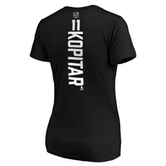 Anze Kopitar Los Angeles Kings - Women's Playmaker V-Neck T-Shirt Black