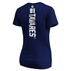John Tavares Toronto Maple Leafs - Women's Playmaker V-Neck T-Shirt Royal