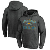 Los Angeles Chargers Victory Arch Pullover Hoodie Heather Gray - NFL