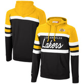 Mitchell & Ness - Los Angeles Lakers Head Coach Pullover Hoodie - Gold/Black