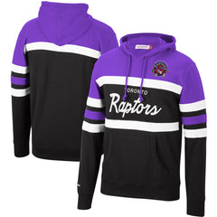 Mitchell & Ness - Toronto Raptors Head Coach Pullover Hoodie - Purple/Black